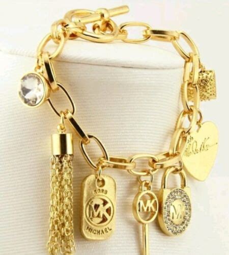michael kors charm bracelet ebay